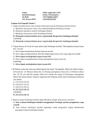 Namun sebelumnya silahkan anda baca terlebih dahulu ulasan berikut ini. Materi Soal Bimbingan Dan Konseling Ppg Jawabanku Id