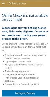 This works by saving the contents of that specific. British Airways Online Checkin Is Not Available On Your Flight Error Loyaltylobby