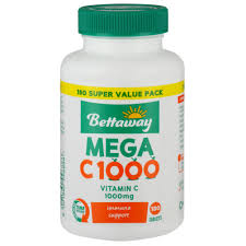 Health risks from excessive vitamin c. Bettaway Mega C 1000 Vitamin Supplement 180 Tablets Clicks