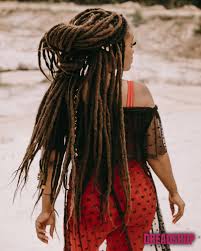 Dreadlocks are a way to make a great statement while allowing you to look impressive and unusual. Looking For Dreadlocks In 70 Cm Length Check Our Renate S Locks Of Love Available In Different Colours And Le Beautiful Dreadlocks Dread Hairstyles Dreads