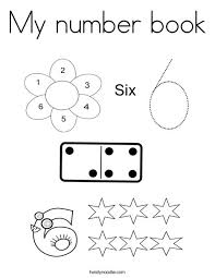 Circle the number seventeen coloring page. My Number Book Coloring Page Twisty Noodle