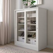 Syvde Cabinet With Glass Doors White Ikea Glass Cabinet Doors Bookcase With Glass Doors Glass Shelves In Bathroom