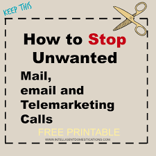 How To Stop Junk Mail And Unwanted Telemarketing Calls Junk Mail Phone Info Iphone Info