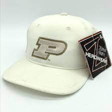 Purdue University Boilers Hat Cap Boilermakers Zephyr Wool 6 7 8 P Logo New Hats Cap Thrifty Fashion