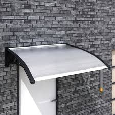 Exterior shades hold up to the elements and allow you to control the amount of sun light entering your home. Jeekan 47 X 39 Door Window Awning Canopy Porch Outdoor Patio Polycarbonate Sun Shade Shelter Rain Snow Cover Umbrellas Shade Patio Lawn Garden Fieldingandnicholson Com