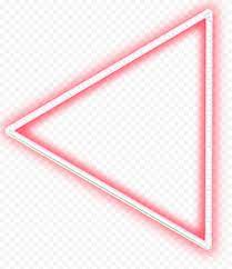 Neon Red Triangle Arrow Point To The Left In 2021 Arrow Point Neon Triangle