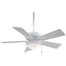 Minka Aire 44 Inch Supra White Ceiling Fan F563 Sp Wh Ceiling Fan Ceiling Fan With Light Led Ceiling Fan