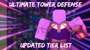 (yes, this is a fanmade account). Official Ultimate Tower Defense Tier List Roblox Youtube
