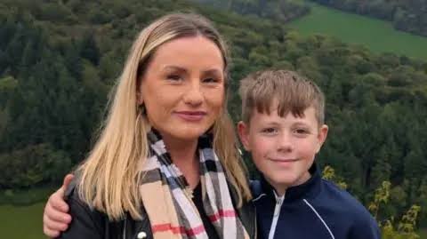 Ebbw Vale boy saves his mum's life after she faints while driving