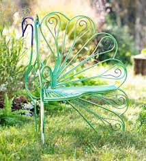 For a lightweight seat, the peacock chair carries a backstory with serious weight. Multicolor Metal Peacock Garden Chair Plowhearth