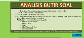 Check spelling or type a new query. Aplikasi Analisis Soal Uh Uts Pas Jenjang Sd Smp Sma Dicariguru Com