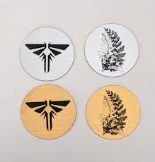 Seach more similar free transparent cliparts ,carttons and silhouettes. The Last Of Us Magnet Metallic Silver Or Gold Fireflies Etsy