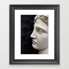 Apollo was the greek god of sun, music, healing, light and poetry. Greek God Apollo Framed Art Print By Bonheurem Society6