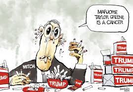 Marjorie taylor greene for her verbal assault of rep. Marjorie Taylor Greene Is The Cancer In The Gop Commentary Baltimore Sun