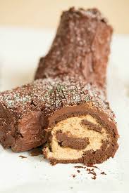 Buche De Noel Yule Log Recipe Brown Eyed Baker Recipe Yule Log Recipe Ganache Icing Yule Log