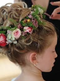 Hairstyle hair color hair care formal celebrity beauty. Kid Casual Updos For Curly Hair Flower Girl Hairdo Thumb Saloni Health Beauty Supply The Uncommon Beauty