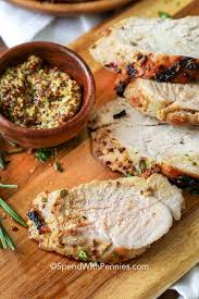 This pork tenderloin marinade is a sweet and savory blend of olive oil, garlic, mustard, brown sugar and herbs. Easy Pork Tenderloin Marinade Savory Sweet Spend With Pennies