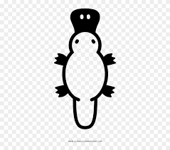 Platypus coloring pages to print. Platypus Coloring Page Clipart 2191738 Pikpng