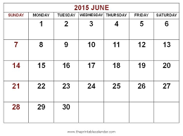 Download february 2018 printable calendars of.pdf file. Printable Calendar June 2015 Eses