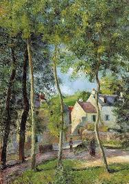 Camille Pissarro 1830 1903 Osny Paysage Pres De L Abreuvoir 1883 Detail Huile Sur Toile Originale 71 Art Impressionniste Les Arts Peinture Celebre