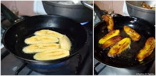 Bananes Plantain Frites En Cours De Cuisson Plantain Frit Banane Plantain Plantain