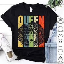 Young Black And Educated Shirt African American For Educated Strong Black Queen Shirt Hoodie Sweater Longsleeve T Shirt In 2020 Queen Shirts Black Queen Shirts