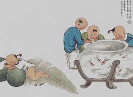 Vintage clothing cross stitch details. Free Cross Stitch Patterns Chinese Traditional Painting Children Play åå­—ç»£