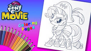 See also these coloring pages below: My Little Pony The Movie Coloring Book For Girls Mlp Pirate Rarity Coloring Pages For Kids Youtube