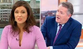Susanna reid itv good morning britain (gmb) ' a levels results' with katy rickitt. Susanna Reid Gmb Star On Reason For Piers Morgan S Absence As She Reveals Messages Celebrity News Showbiz Tv Express Co Uk