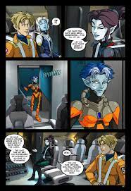 Outsider, the space opera webcomic with blue space elves | SpaceBattles
