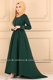 Modaselvim Abiye Gupuru Tasli Tesettur Abiye 9392w153 Zumrut Frock For Women Print Chiffon Maxi Dress Nikkah Dress