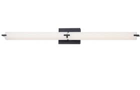 George Kovacs Tube Led Bathroom Vanity Light In Dark Restoration Bronze