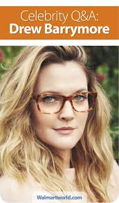 Drew Barrymore Dishes On Her New Flower Eyewear Sold Exclusively At Walmart Her Biggest Guilty Pleasure Glasses For Your Face Shape Stylish Eyeglasses Glasses