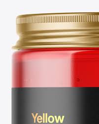 Download Plastic Jar With Gel Mockup In Jar Mockups On Yellow Images Object Mockups PSD Mockup Templates