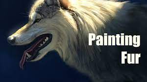 Open the reference photo in photoshop and save it as your new file. How To Paint Fur Photoshop Wolf Portrait Youtube