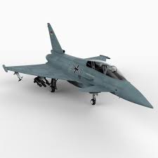 Eurofighter Typhoon German Version 3d Model Ad Typhoon Eurofighter German Model In 2020 Fighter 3d Model British Aerospace