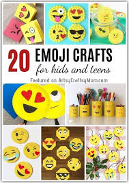 20 Emoji Crafts For Kids And Teens World Emoji Day Crafts In 2020 Emoji Craft Fun Emoji Crafts World Emoji Day