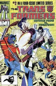 Optimus Prime Megatron Battle Hostage Venom Michael Golden Transformers Comic Marvel Comic Books Comics