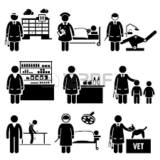 Coach Instructor Trainer Teacher Jobs Occupations Careers Gym Hospital Jobs Pictogram Hospital
