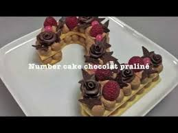 Patissi Patatta Number Cake Au Chocolat Praline Cake Design Tutorial Number Cakes Desserts