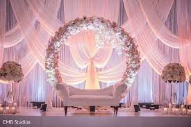 Pin By Wira Pratama On Guys Indian Wedding Decorations Receptions Wedding Reception Backdrop Wedding Backdrop Decorations