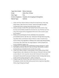 Sejarah perkembangan bahasa indonesia bab i. Tugas Mata Kuliah Bahasa Indonesia Masnurul