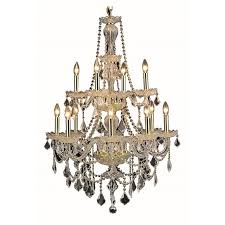 Elegant Lighting Giselle 28 12 Light Royal Crystal Chandelier V7890d28g Rc