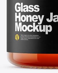 Free honey jar mockup psd. Honey Jar Mockup In Jar Mockups On Yellow Images Object Mockups