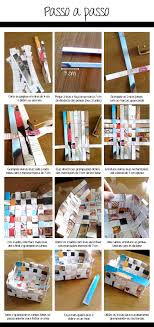 Criando Em Casa Cesta De Papel Mania De Decoracao
