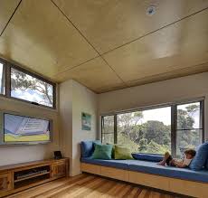 Seal Rocks Shack Plywood Ceiling Interior Design Living Room Plywood Interior