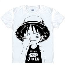 Life Star Anime One Piece Luffy T Shirt Summer Printed Short Sleeves T Shirt Tee One Piece Shirt Anime Shirt Anime Tees
