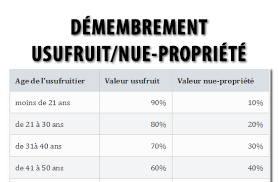 Dans cette situation, les choses sont différentes. Demembrement Bareme Usufuit Nue Propriete Cles De Repartition Impots