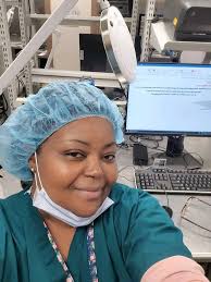 New student in sterile processing technician class