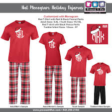 Black And White Plaid Pajamas Family Holiday Pajamas Hat Monogram Design Christmas Pajamas Family Matching Pajamas Matching Christmas Shirts Family Christmas Pajamas Family Christmas Shirts